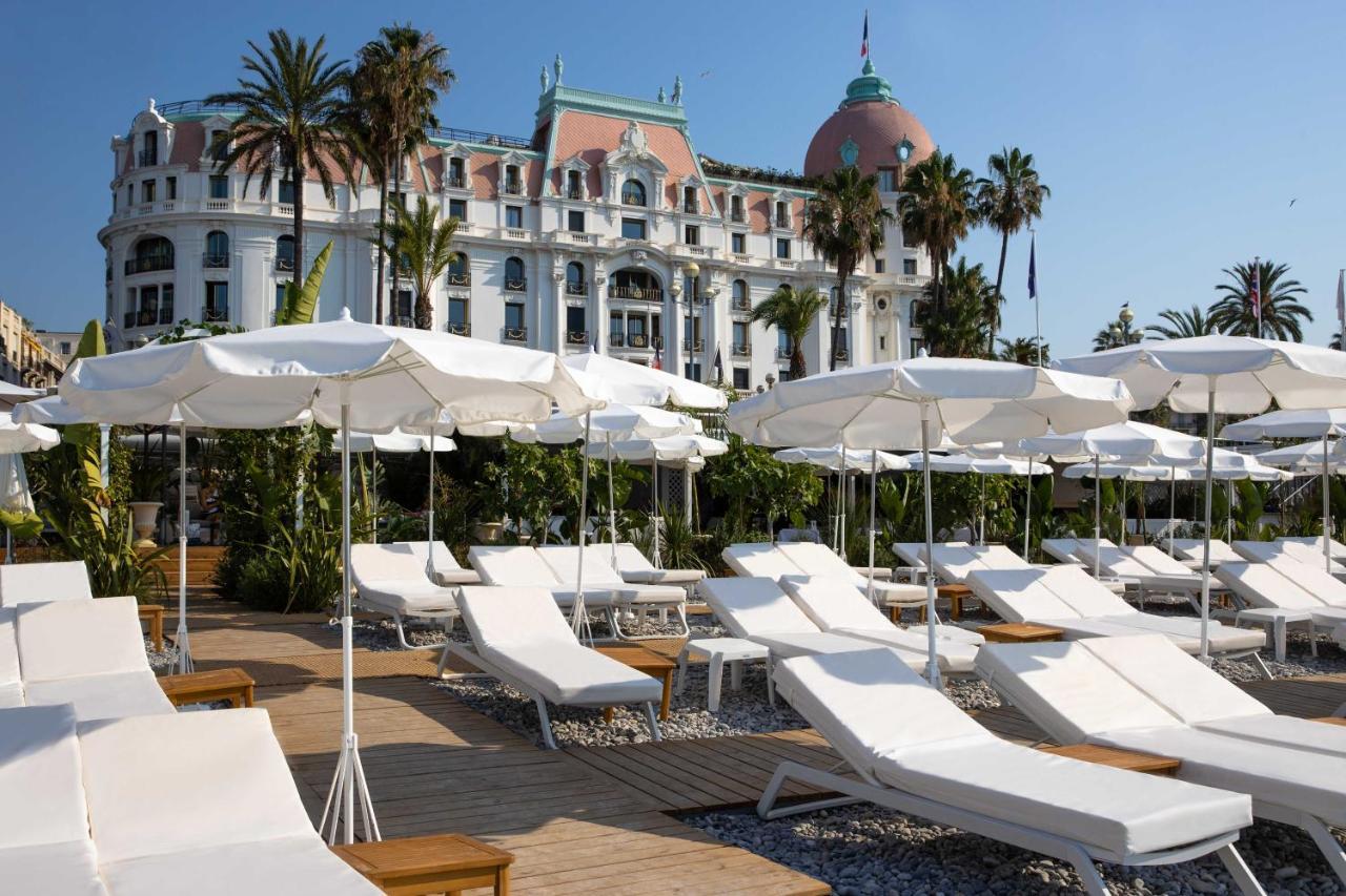 Hotel Le Negresco Nisa Exterior foto Beach at the Hotel Negresco