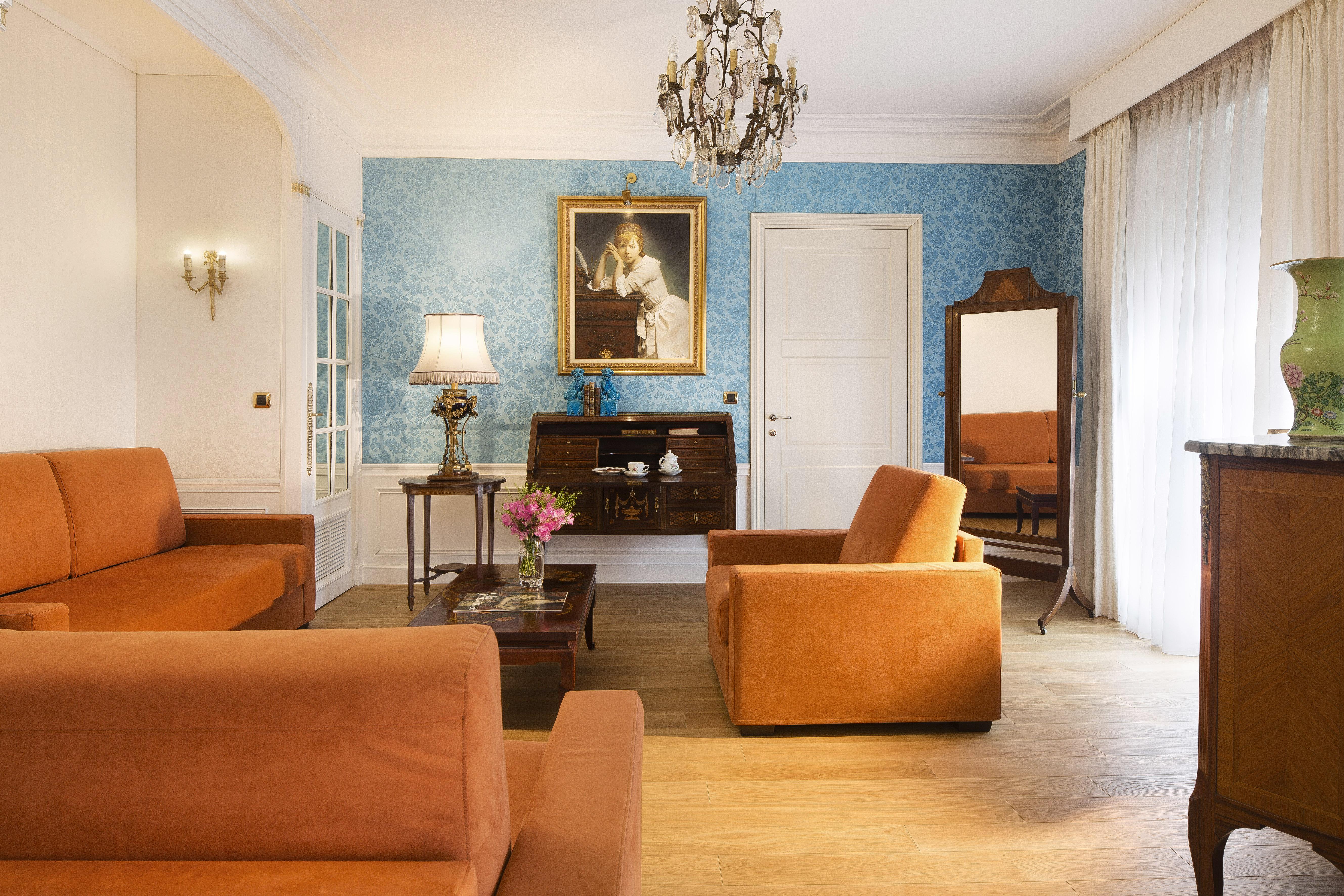 Hotel Le Negresco Nisa Exterior foto A living room