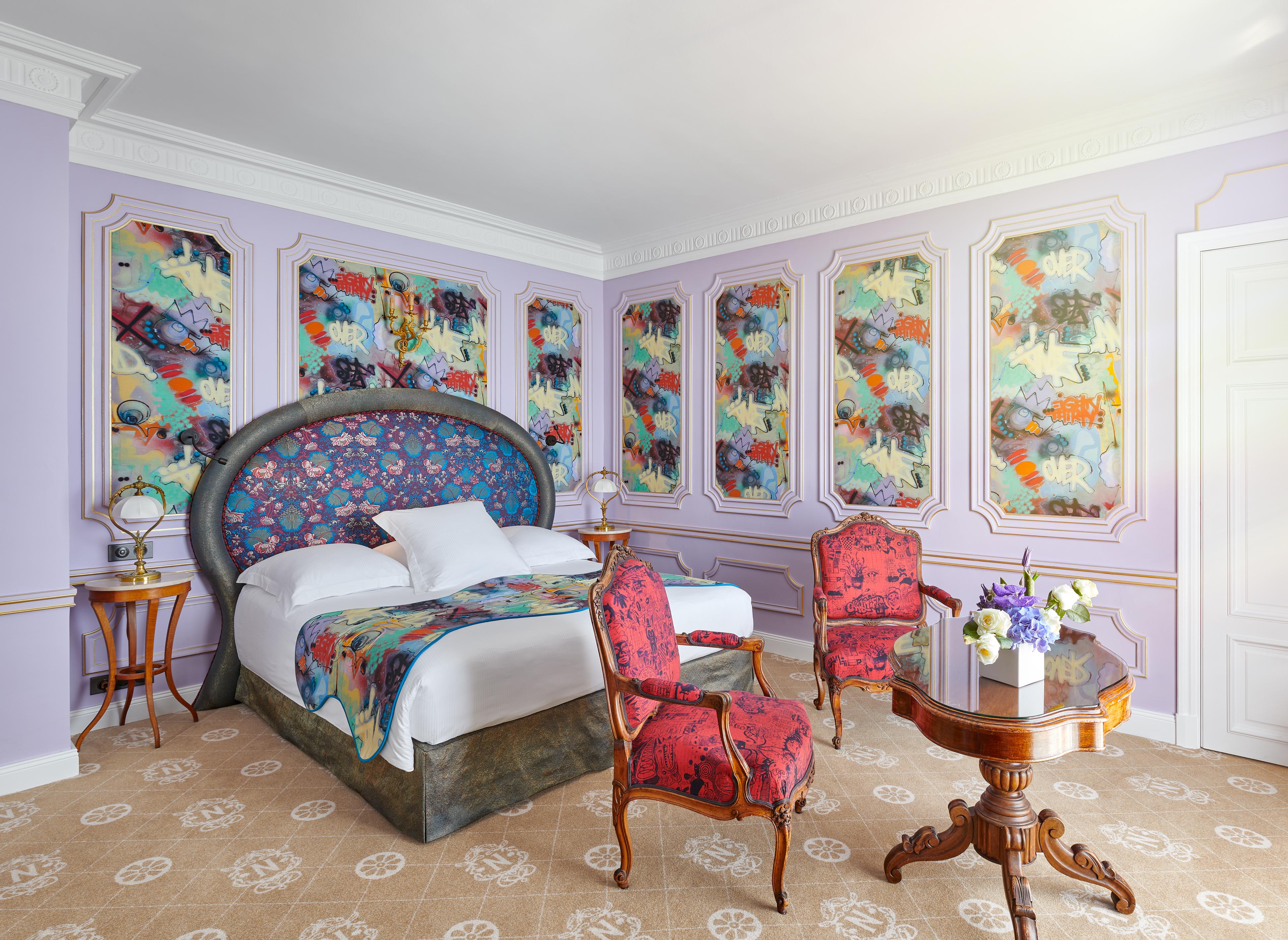 Hotel Le Negresco Nisa Exterior foto A room at the hotel